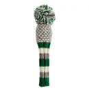 Sunfish: Knit Wool Headcover -Gray, Green, White Chevron (Driver, Fairway, Hybrid, or Set)