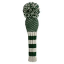 Sunfish: Knit Wool Headcover - Green Chevron (Driver, Fairway, Hybrid, or Set)