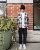 HAAKWEAR Midnight Black Beanie Hat - Classic Cuffed Knit - Made in USA