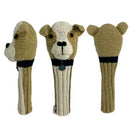 Sunfish: Hand Knit Wool Headcover - Dog (Driver, Fairway, Hybrid, or Set)