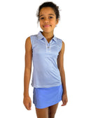 Hayley Youth Girls' Sleeveless Polo