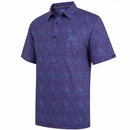 Tattoo Golf:  Men's Hazard Cool-Stretch Golf Shirt - Purple/Blue