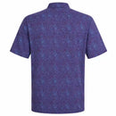 Tattoo Golf:  Men's Hazard Cool-Stretch Golf Shirt - Purple/Blue
