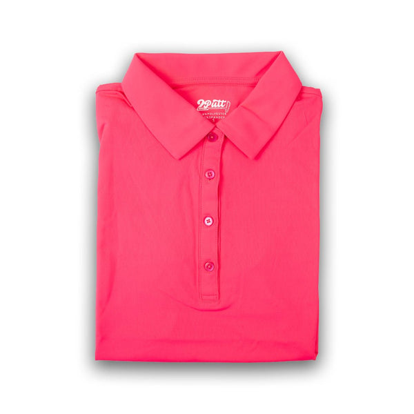 2Putt Golf - Hot Pink Women's Polo (Sleeveless)
