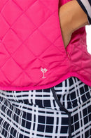 Golftini: Women's Wind Vest - Hot Pink (Size Large) SALE Clothing Accessories