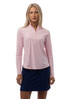 SanSoleil: Ladies UPF 50 SolTek Lux Long Sleeve Mock - 900622
