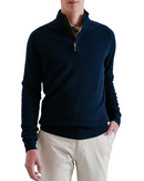 B.Draddy: Men's Quarter Zip Sweater - The Marsay