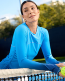 BloqUV x JANTZEN Collab: Women's UPF 50 24/7 Drawstring Crew (2006J)