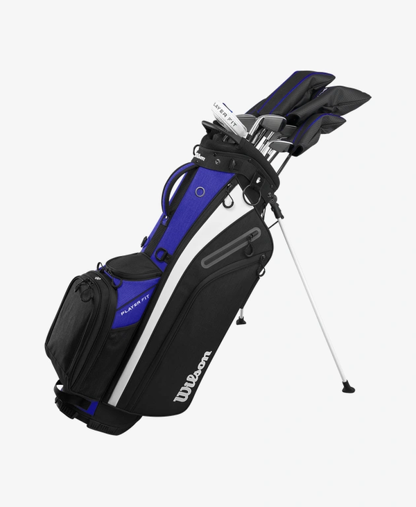 Wilson: Complete Steel Golf Club Set Carry Bag - Playerfit