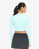BloqUV: Women's UPF 50 Everyday Crop Top (4015) - Mint Clothing