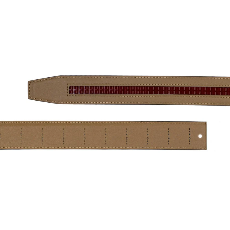 Nexbelt: Men's Neubelt Vegan Series Ratchet Golf Belt - White 1.38" [35mm]