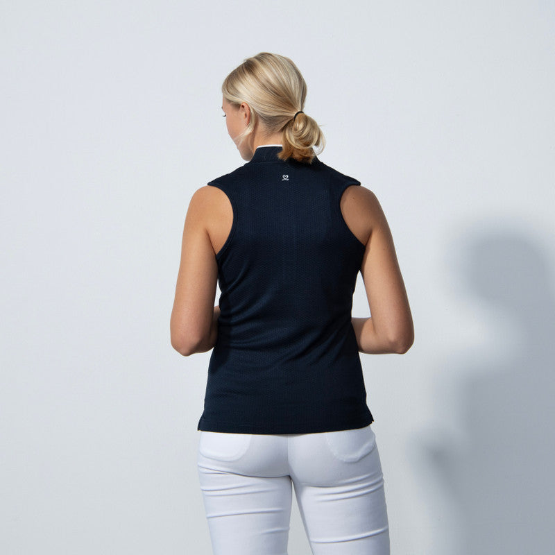 Daily Sports: Women's Menton Sleeveless Polo - Navy Green