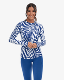 BloqUV x JANTZEN Collab: Women's UPF 50 24/7 Long Sleeve Top (2001J) - Wild Curves Clothing