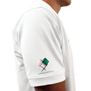 Golf Knickers: Mens Argyle Utopia Golf Shirt - 6D: Pink/White/Dark Green Clothing