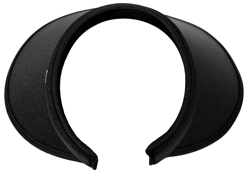 Glove It: April Wide Brim Clip Visor - Black