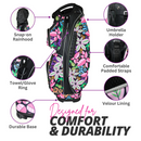 Taboo Fashions: Ladies 14 Way Resort Collection Golf Cart - Tropical Paradise