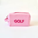 Sassy Caddy: Women's Accessories Pouch - Pink Terry Golf