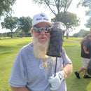 Sunfish: John Daly Driver Headcover - Black and Gold