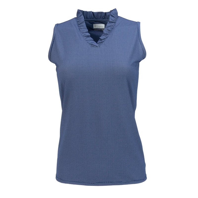 Nancy Lopez Golf: Women's Fresh Sleeveless Polo Plus