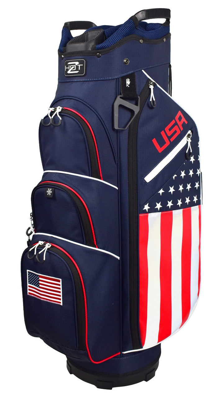 USA Flag Cart Bag by Hotz Golf