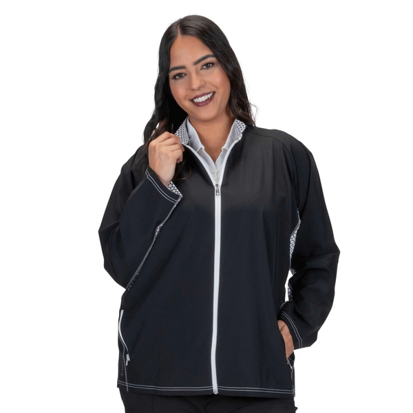 Nancy Lopez Golf: Women's Plus Jacket - Gleam