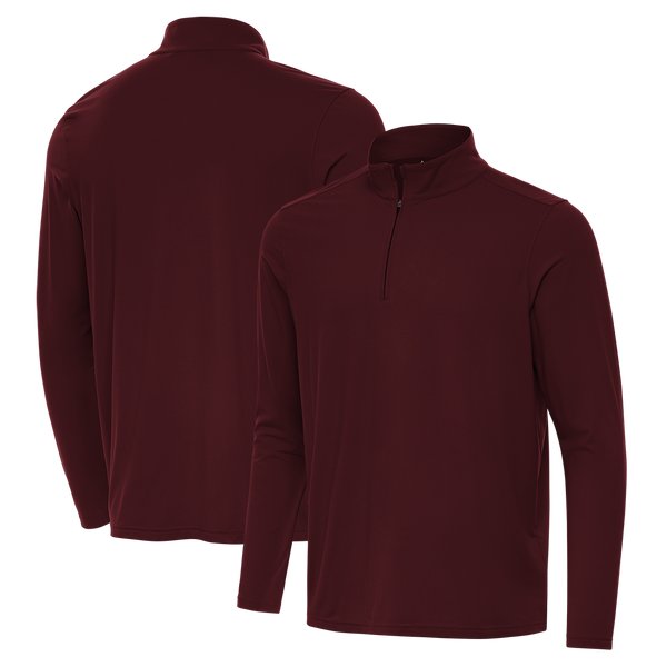 Antigua: Men's Essentials Intent 1/4 Zip Pullover - Maroon 105640