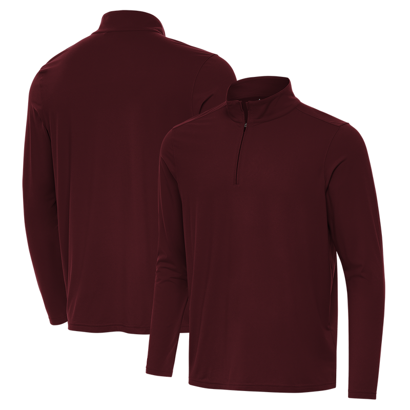 Antigua: Men's Essentials Intent 1/4 Zip Pullover - Maroon 105640