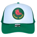 Sassy Caddy: Ladies Golf Trucker Hat - Birdie Tweet Tweet