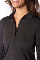 Golftini: Women's Long Sleeve Ruffle Polo