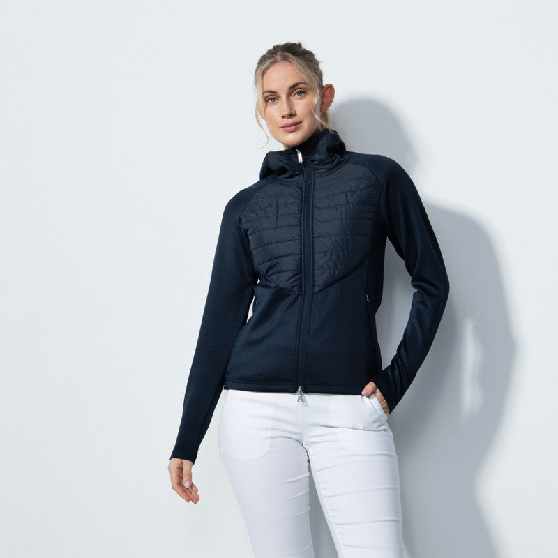 Daily Sports: Women's Allos Hybrid Jacket - Dark Navy