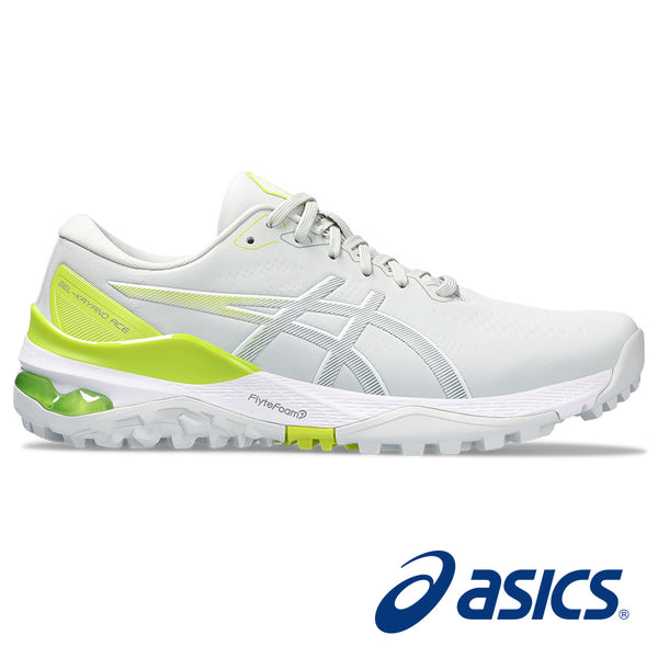 Asics Golf Shoes: Men's Gel-Kayano Ace 2 - Glacier Grey/Neon Lime Golf Shoes