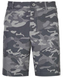 Tattoo Golf: Men's Camo X Cool-Stretch Golf Shorts - Grey Clothing