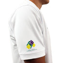 Golf Knickers: Mens Argyle Utopia Golf Shirt - 6F: Dark Green/Yellow/Purple Clothing