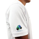 Golf Knickers: Mens Argyle Utopia Golf Shirt - III: Lime/Black/Royal Clothing