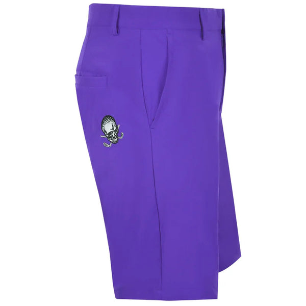 Tattoo Golf: Men's OB ProCool Performance Golf Shorts - Purple