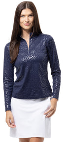 SanSoleil: Ladies SolShine Long Sleeve Mock - 900320