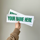 Caddie Uniform: Custom Name Patch