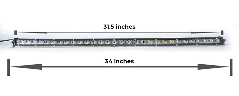 Club Clean: Curved 34″ LED Light