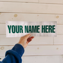 Caddie Uniform: Custom Name Patch