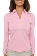 Golftini: Women's Long Sleeve Ruffle Polo