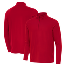 Antigua: Men's Essentials Intent 1/4 Zip Pullover - Dark Red 105640 Clothing
