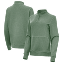 Antigua: Women's Essentials 1/4 Zip Fleece Pullover - Crush 105377 Clothing
