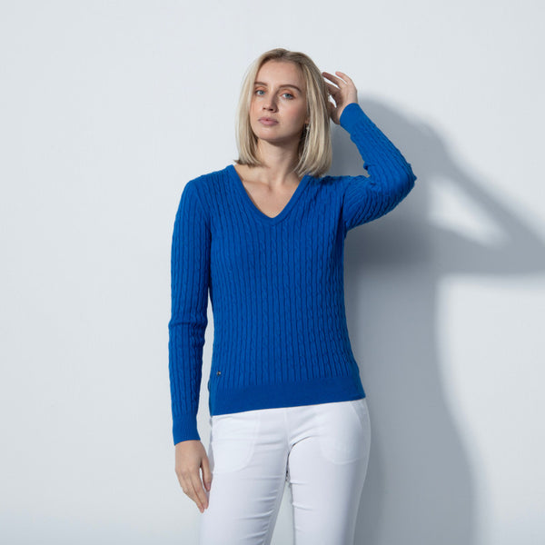 Daily Sports: Women's Madelene V-Neck Pullover - Cosmic Blue