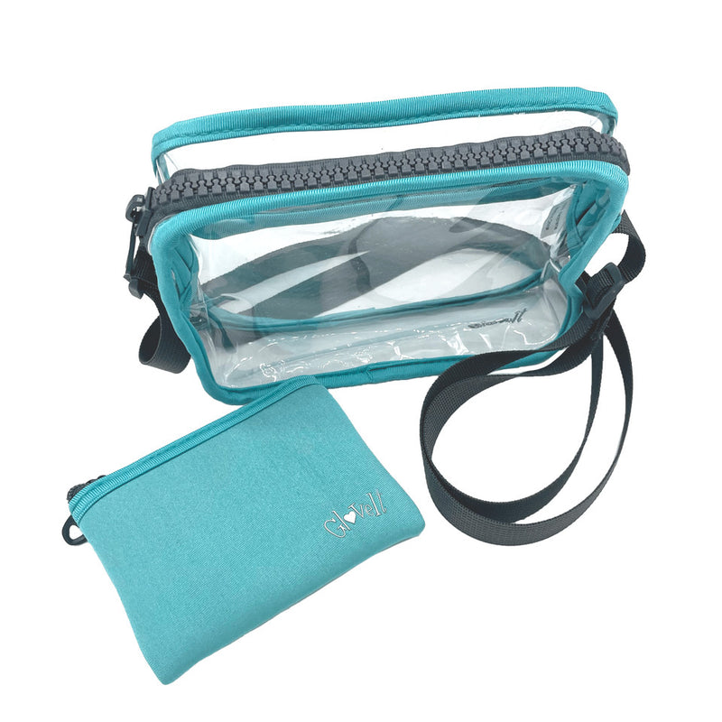 Glove It: Clear Stadium Approved Cross-body Bag