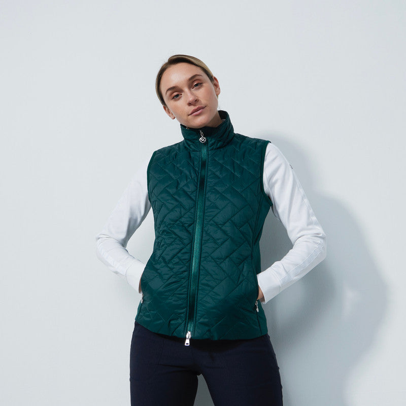 Daily Sports: Women's Bonnie Padded Vest - Nori Green