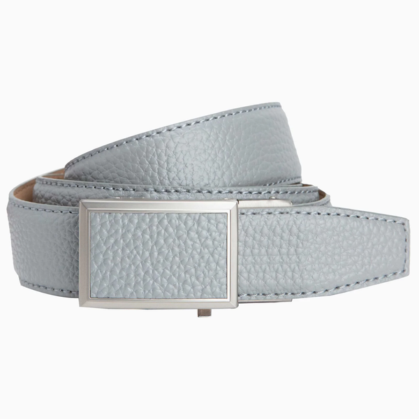 Nexbelt: Men's 1.38" Go-In Pebble Grain 2.0 Belt - Smoke Grey