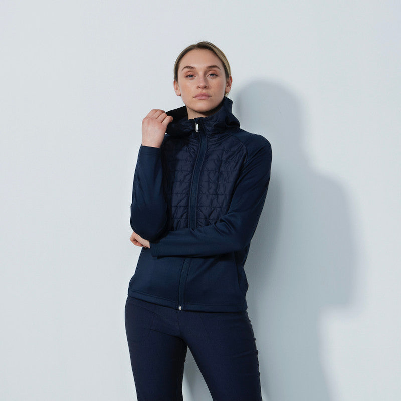 Daily Sports: Women's Allos Hybrid Jacket - Dark Navy