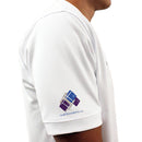 Golf Knickers: Mens Argyle Utopia Golf Shirt - 6E: Taupe/Purple/Royal Clothing
