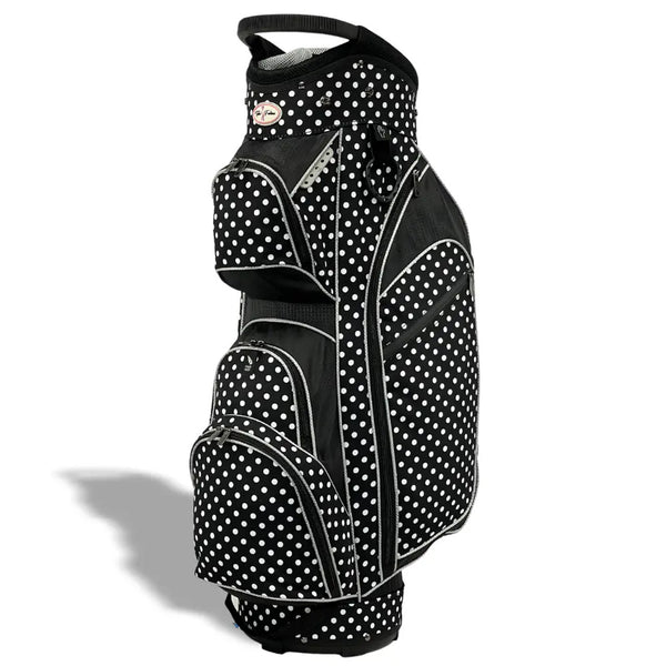 Taboo Fashions: Ladies 14 Way Designer Women's Golf Cart Bag with Cooler - City Lights