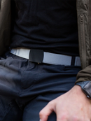 Nexbelt: Men's Explorer Ratchet Belt - Smooth Grey 1.38" [35mm]